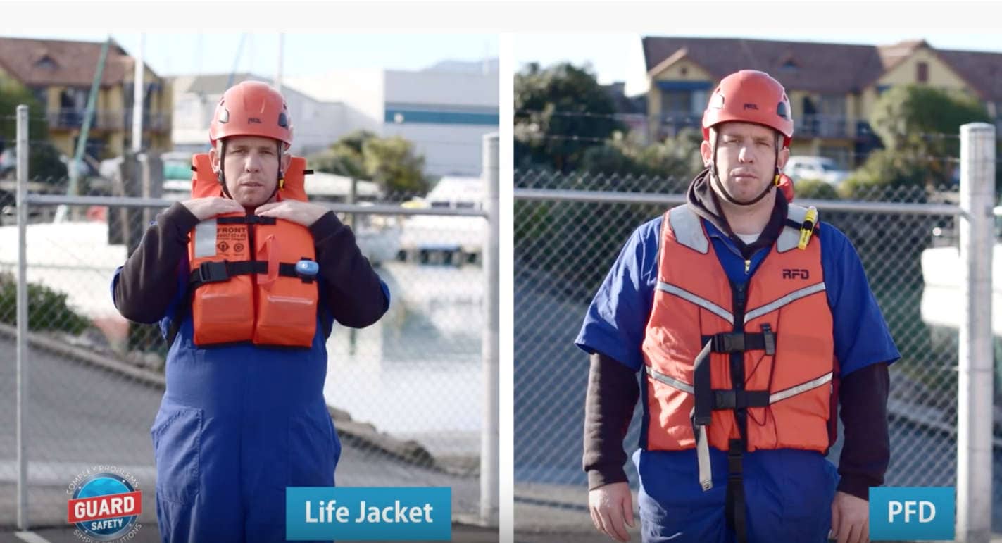 Did you know Lifejackets & PFD's are different? Guard Safety