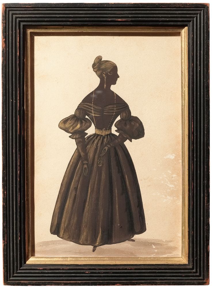 This is possibly a portrait of Elizabeth (known as Betty) Guard (1814-1870) at the time of her marriage to John 'Jacky' Guard in 1830. If this is the case, then this is a highly significant portrait of an important figure in the early history of settlement in New Zealand, Betty Guard being reputedly the first woman of European descent to settle in the South Island. On 1 October 1831, at the age of 16, she gave birth to a son, John, who was baptised in Sydney on 25 December 1831. He was the first Pakeha child to be born in the South Island.